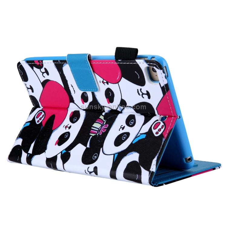 Pandas Pattern Horizontal Flip Leather Case for iPad mini 2019 & 4 & 3 & 2 & 1, with Holder & Card Slot & Sleep / Wake-up Function Pandas Pattern Horizontal Flip Leather Case for iPad mini 2019 & 4 & 3 & 2 & 1, with Holder & Card Slot & Sleep / Wake-up Function