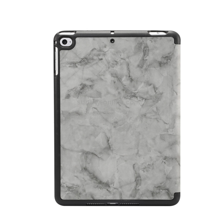 Marble Texture Pattern Horizontal Flip Leather Case for iPad Mini 2019, with Three-folding Holder & Pen Slot & Sleep / Wake-up Function (Grey) Marble Texture Pattern Horizontal Flip Leather Case for iPad Mini 2019, with Three-folding Holder & Pen Slot & Sleep / Wake-up Function (Grey)