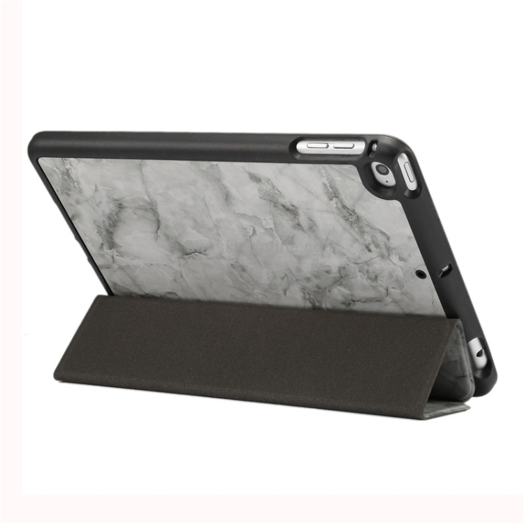 Marble Texture Pattern Horizontal Flip Leather Case for iPad Mini 2019, with Three-folding Holder & Pen Slot & Sleep / Wake-up Function (Grey) Marble Texture Pattern Horizontal Flip Leather Case for iPad Mini 2019, with Three-folding Holder & Pen Slot & Sleep / Wake-up Function (Grey)