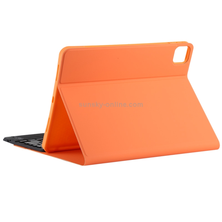 TG11BC Detachable Bluetooth Black Keyboard Microfiber Leather Tablet Case for iPad Pro 11 inch (2020), with Touchpad & Pen Slot & Holder (Orange) TG11BC Detachable Bluetooth Black Keyboard Microfiber Leather Tablet Case for iPad Pro 11 inch (2020), with Touchpad & Pen Slot & Holder (Orange)