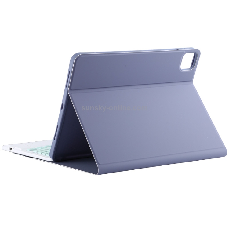 TG11BC Detachable Bluetooth Green Keyboard Microfiber Leather Tablet Case for iPad Pro 11 inch (2020), with Touchpad & Pen Slot & Holder (Purple) TG11BC Detachable Bluetooth Green Keyboard Microfiber Leather Tablet Case for iPad Pro 11 inch (2020), with Touchpad & Pen Slot & Holder (Purple)