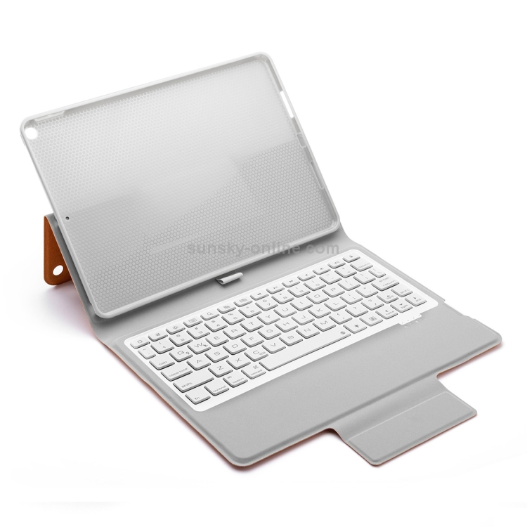 P102AS For iPad 10.2 inch 2019 Backlight Bluetooth Keyboard Leather Tablet Case with Stand & Pen Slot Function (Orange) P102AS For iPad 10.2 inch 2019 Backlight Bluetooth Keyboard Leather Tablet Case with Stand & Pen Slot Function (Orange)