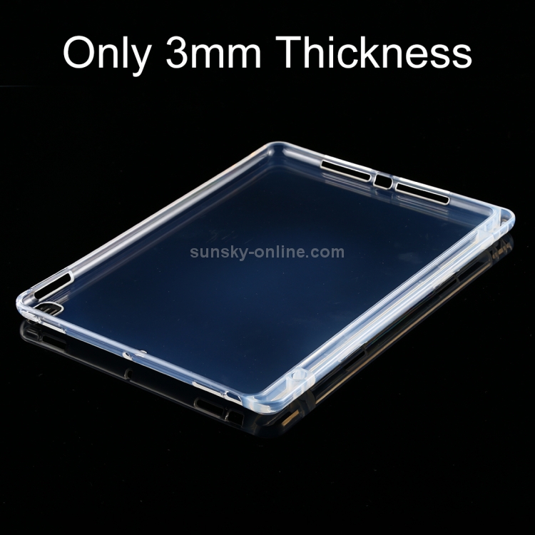 For iPad 10.2 / iPad Pro 10.5 (2017) 3mm Shockproof Transparent Protective Case with Pen Slot For iPad 10.2 / iPad Pro 10.5 (2017) 3mm Shockproof Transparent Protective Case with Pen Slot