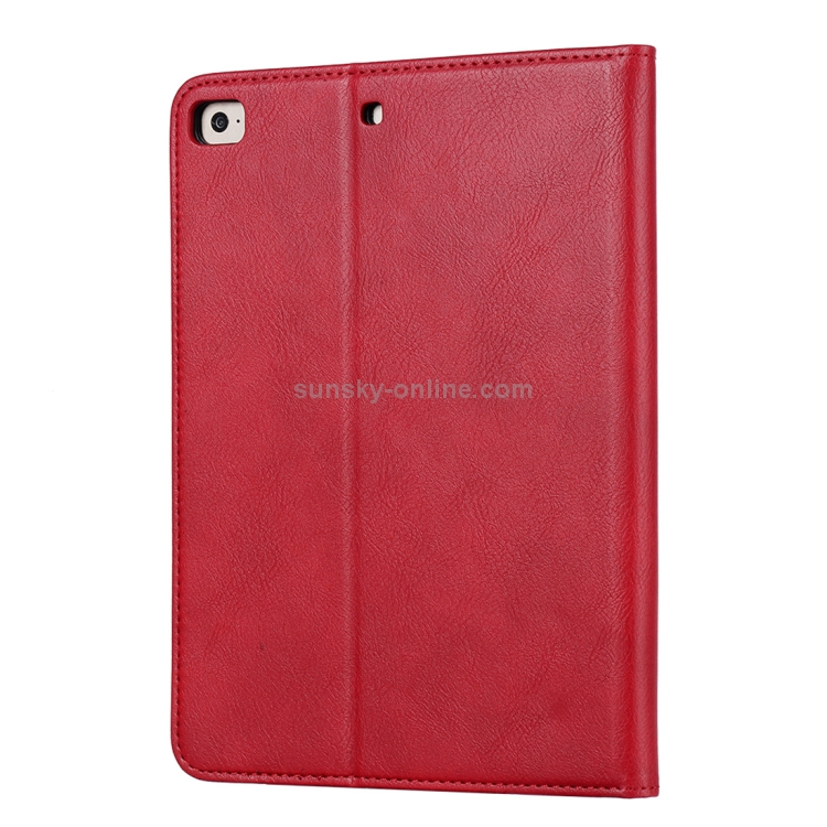 Knead Skin Texture Horizontal Flip Leather Case for iPad Mini 2019, with Photo Frame & Holder & Card Slots & Wallet & Pen Slot (Red) Knead Skin Texture Horizontal Flip Leather Case for iPad Mini 2019, with Photo Frame & Holder & Card Slots & Wallet & Pen Slot (Red)