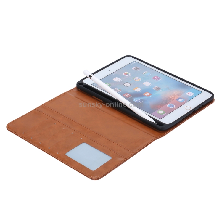 Knead Skin Texture Horizontal Flip Leather Case for iPad Mini 2019, with Photo Frame & Holder & Card Slots & Wallet & Pen Slot (Red) Knead Skin Texture Horizontal Flip Leather Case for iPad Mini 2019, with Photo Frame & Holder & Card Slots & Wallet & Pen Slot (Red)