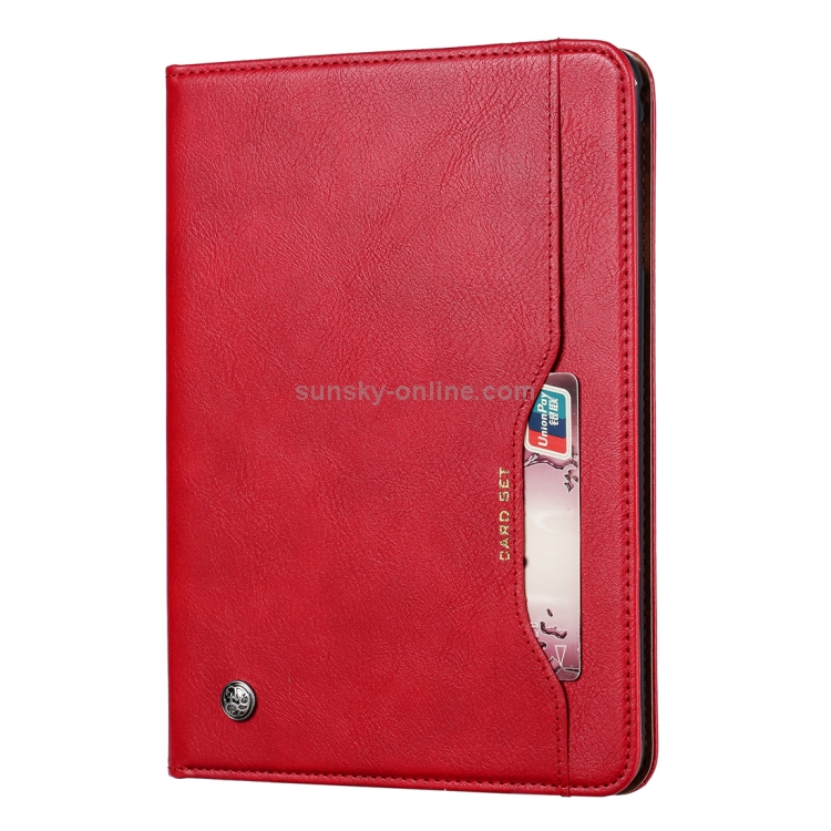 Knead Skin Texture Horizontal Flip Leather Case for iPad Air 2019 10.5 inch, with Photo Frame & Holder & Card Slots & Wallet & Pen Slot (Red) Knead Skin Texture Horizontal Flip Leather Case for iPad Air 2019 10.5 inch, with Photo Frame & Holder & Card Slots & Wallet & Pen Slot (Red)