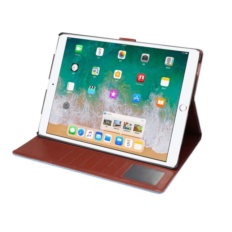 For iPad Pro 12.9 inch (2017) Denim Texture Horizontal Flip Leather Case with Holder & Card Slots & Wallet & Photo Frame(Baby Blue) For iPad Pro 12.9 inch (2017) Denim Texture Horizontal Flip Leather Case with Holder & Card Slots & Wallet & Photo Frame(Baby Blue)