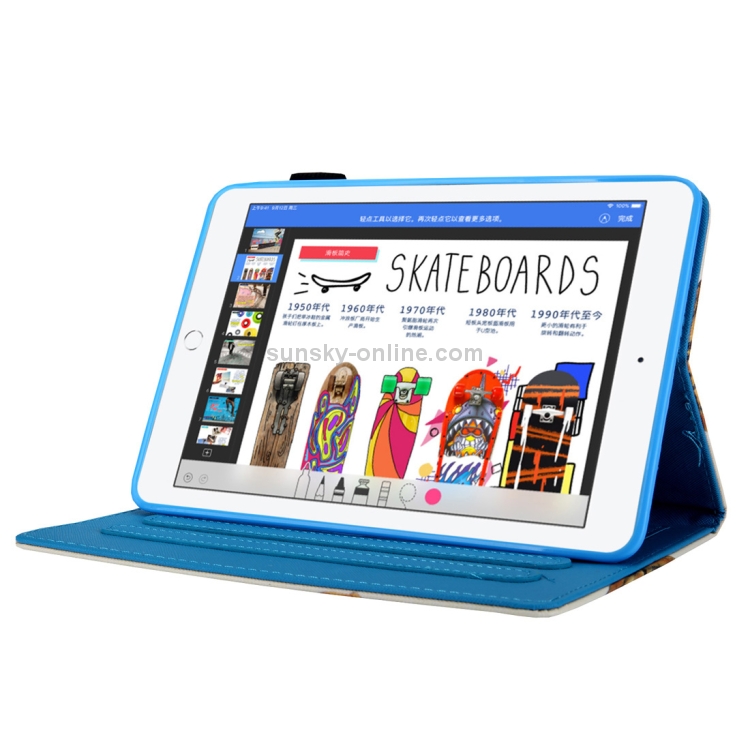 School Bag Series White Tiger Pattern Horizontal Flip Leather Case for iPad mini 2019 & 4 & 3 & 2 & 1, with Holder & Card Slot & Sleep / Wake-up Function School Bag Series White Tiger Pattern Horizontal Flip Leather Case for iPad mini 2019 & 4 & 3 & 2 & 1, with Holder & Card Slot & Sleep / Wake-up Function