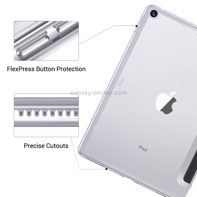ESR Yippee Color Plus Series Clear Soft TPU Bumper + PC Case for iPad Mini 2019 ESR Yippee Color Plus Series Clear Soft TPU Bumper + PC Case for iPad Mini 2019