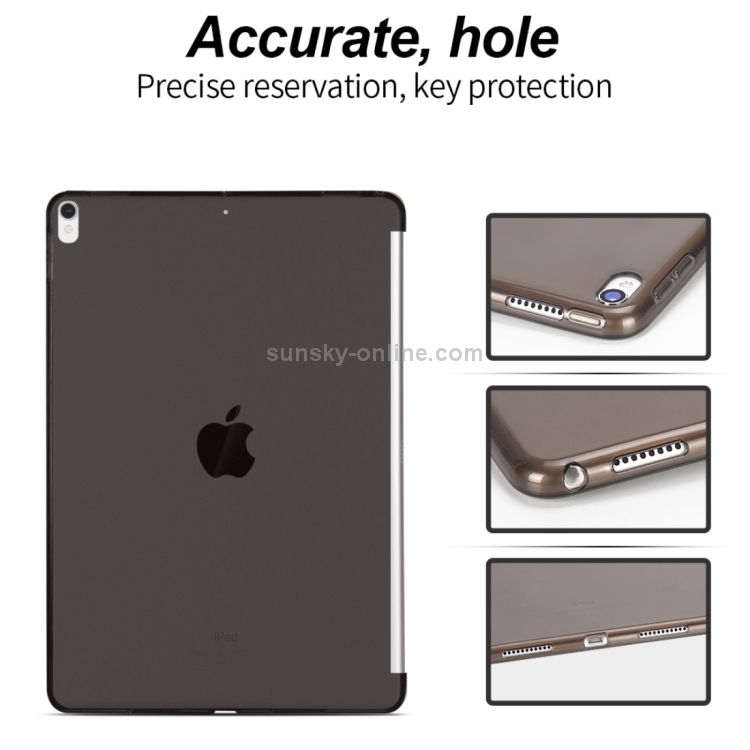 Transparent TPU Chipped Edge Soft Protective Back Cover Case for iPad Pro 10.5 inch / Air 10.5 2019 Transparent TPU Chipped Edge Soft Protective Back Cover Case for iPad Pro 10.5 inch / Air 10.5 2019