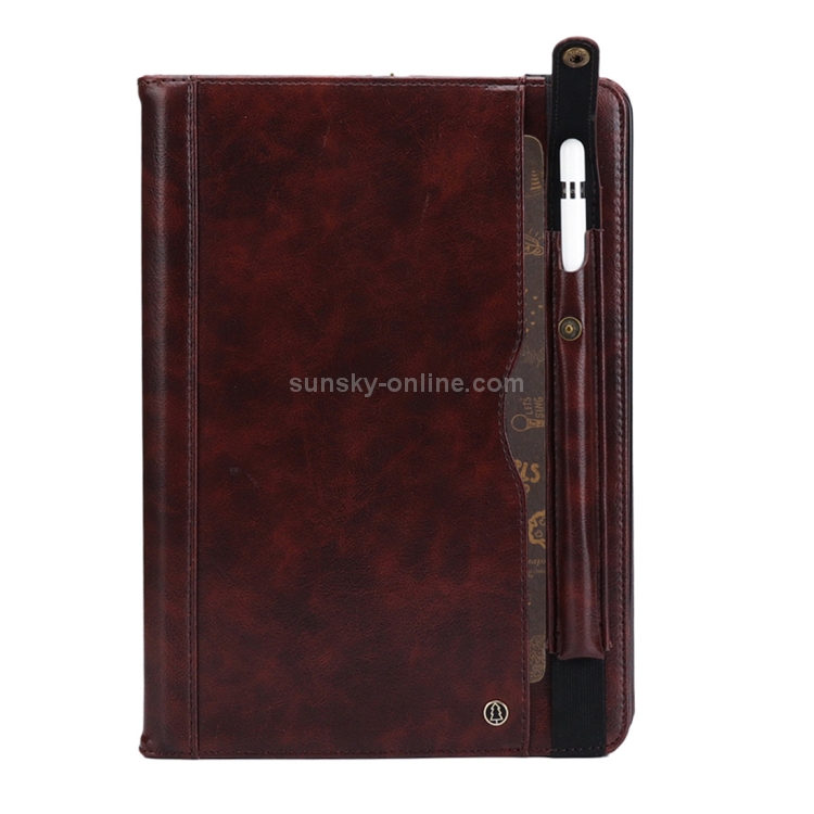 Horizontal Flip Leather Case for iPad Pro 10.5 inch, with Double Card Slots & Pen Slots & Holder & Wallet & Photo Frame(Dark Brown) Horizontal Flip Leather Case for iPad Pro 10.5 inch, with Double Card Slots & Pen Slots & Holder & Wallet & Photo Frame(Dark Brown)