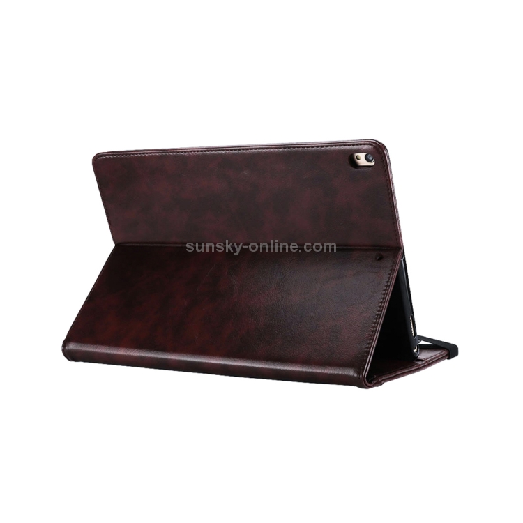 Horizontal Flip Leather Case for iPad Pro 10.5 inch, with Double Card Slots & Pen Slots & Holder & Wallet & Photo Frame(Dark Brown) Horizontal Flip Leather Case for iPad Pro 10.5 inch, with Double Card Slots & Pen Slots & Holder & Wallet & Photo Frame(Dark Brown)