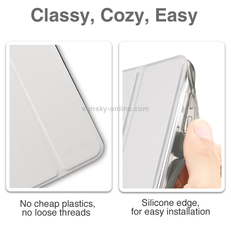 ESR Yippee Color Plus Series Soft Edge Three-folding Magnetic Leather Case for iPad Pro 10.5 inch, with Sleep / Wake-up Function(Grey) ESR Yippee Color Plus Series Soft Edge Three-folding Magnetic Leather Case for iPad Pro 10.5 inch, with Sleep / Wake-up Function(Grey)