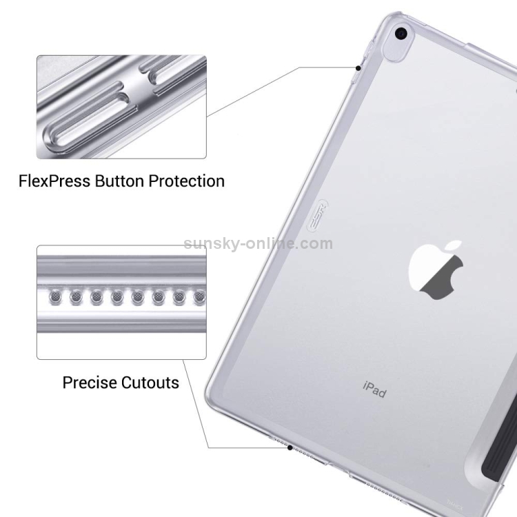 ESR Yippee Color Plus Series Clear Soft TPU Bumper + PC Case iPad Pro 10.5 inch & iPad Air 2019 ESR Yippee Color Plus Series Clear Soft TPU Bumper + PC Case iPad Pro 10.5 inch & iPad Air 2019
