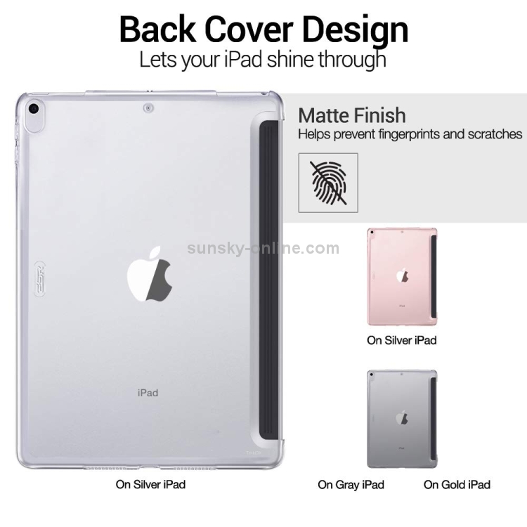 ESR Yippee Color Plus Series Clear Soft TPU Bumper + PC Case iPad Pro 10.5 inch & iPad Air 2019 ESR Yippee Color Plus Series Clear Soft TPU Bumper + PC Case iPad Pro 10.5 inch & iPad Air 2019