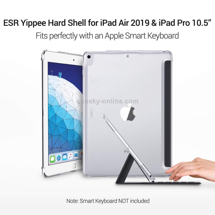 ESR Yippee Color Plus Series Clear Soft TPU Bumper + PC Case iPad Pro 10.5 inch & iPad Air 2019 ESR Yippee Color Plus Series Clear Soft TPU Bumper + PC Case iPad Pro 10.5 inch & iPad Air 2019