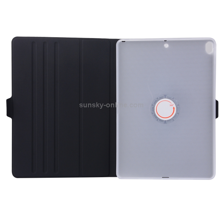 Horizontal Flip Solid Color Elastic Force Leather Case with 360 Degrees Rotation Holder for iPad Pro 10.5 inch (Black) Horizontal Flip Solid Color Elastic Force Leather Case with 360 Degrees Rotation Holder for iPad Pro 10.5 inch (Black)