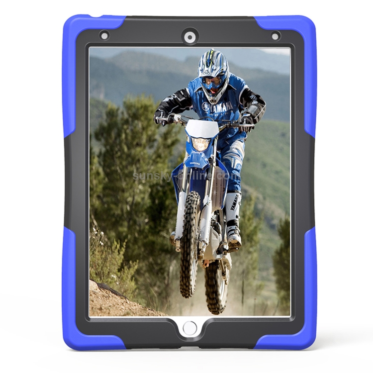 For iPad Pro 10.5 inch Wave Texture Series PC + Silicone Protective Case with Holder (Dark Blue) For iPad Pro 10.5 inch Wave Texture Series PC + Silicone Protective Case with Holder (Dark Blue)