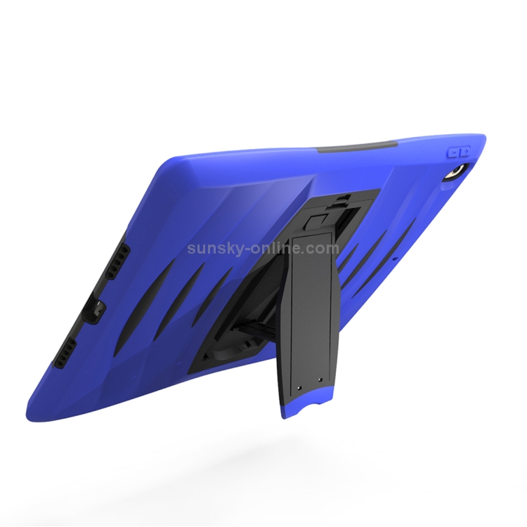 For iPad Pro 10.5 inch Wave Texture Series PC + Silicone Protective Case with Holder (Dark Blue) For iPad Pro 10.5 inch Wave Texture Series PC + Silicone Protective Case with Holder (Dark Blue)