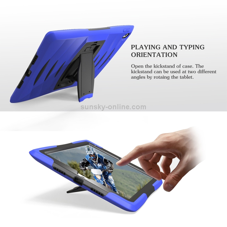 For iPad Pro 10.5 inch Wave Texture Series PC + Silicone Protective Case with Holder (Dark Blue) For iPad Pro 10.5 inch Wave Texture Series PC + Silicone Protective Case with Holder (Dark Blue)