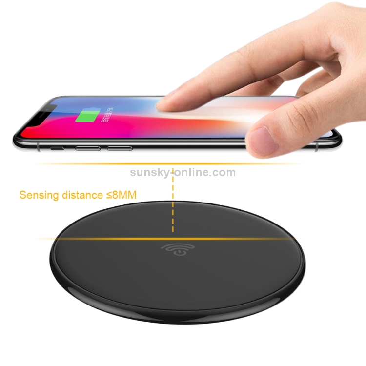 HAMTOD 10W (Max) Round Shape Intelligent Qi Standard Wireless Charger, Support Fast Charging HAMTOD 10W (Max) Round Shape Intelligent Qi Standard Wireless Charger, Support Fast Charging