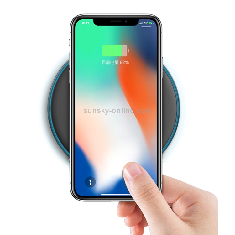HAMTOD 10W (Max) Round Shape Intelligent Qi Standard Wireless Charger, Support Fast Charging HAMTOD 10W (Max) Round Shape Intelligent Qi Standard Wireless Charger, Support Fast Charging