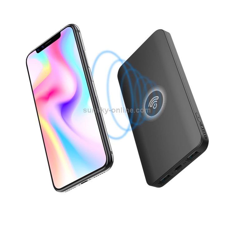HAMTOD HS1 Portable Intelligent Qi Standard Wireless Charger / Power Bank, Support Fast Charging HAMTOD HS1 Portable Intelligent Qi Standard Wireless Charger / Power Bank, Support Fast Charging