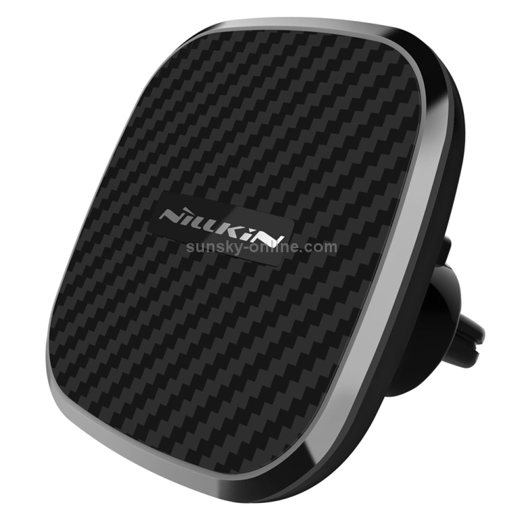 NILLKIN MC027 Car Air Outlet Vent Mount Clamp Holder 10W Fast Charging Qi Magnetic Wireless Charger(Black) NILLKIN MC027 Car Air Outlet Vent Mount Clamp Holder 10W Fast Charging Qi Magnetic Wireless Charger(Black)