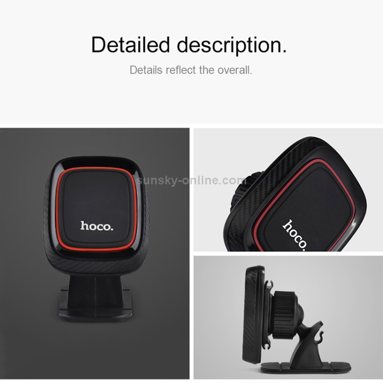 hoco CA24 360 Degree Rotation Universal Magnetic Car Center Mount Phone Holder Stand hoco CA24 360 Degree Rotation Universal Magnetic Car Center Mount Phone Holder Stand