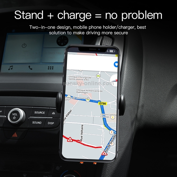 hoco CW4A Air Vent Mount Phone Holder 10W Car Wireless Rapid Charger hoco CW4A Air Vent Mount Phone Holder 10W Car Wireless Rapid Charger