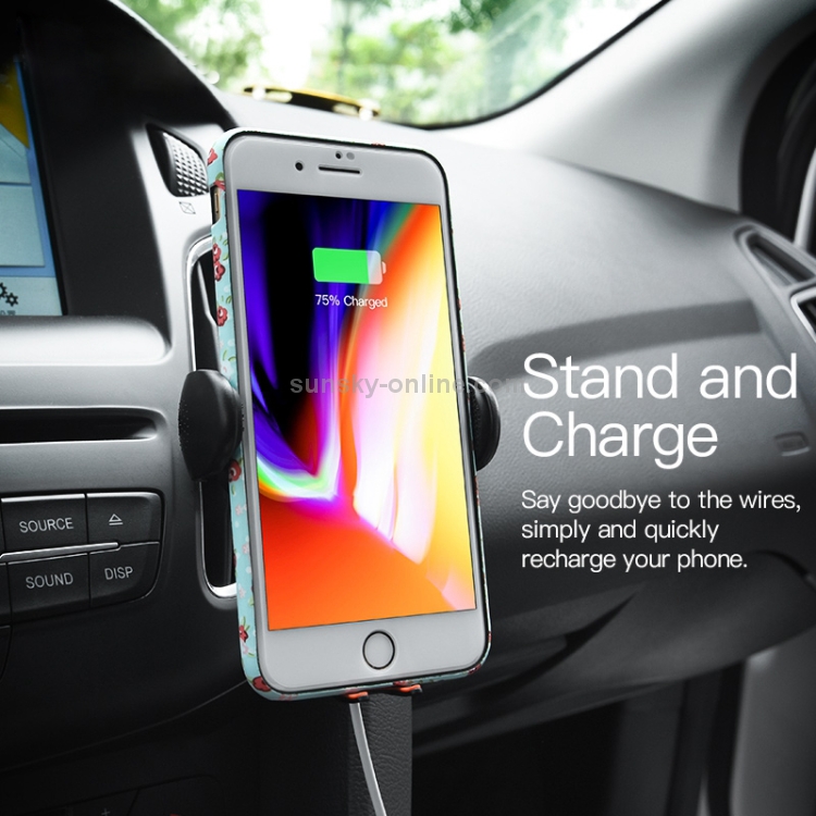 hoco CW4A Air Vent Mount Phone Holder 10W Car Wireless Rapid Charger hoco CW4A Air Vent Mount Phone Holder 10W Car Wireless Rapid Charger
