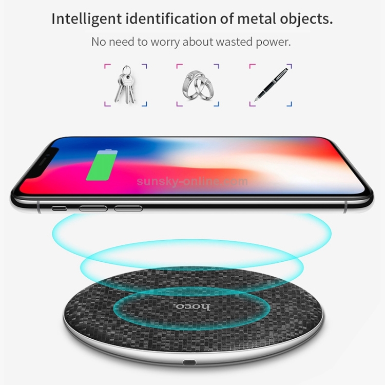 Hoco CW8 Portable DC 5V 2A Max 7.5mm Fast Charging Wireless Charger Pad Hoco CW8 Portable DC 5V 2A Max 7.5mm Fast Charging Wireless Charger Pad