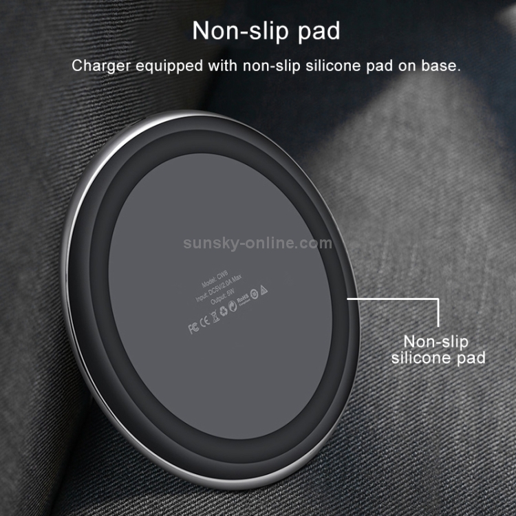 Hoco CW8 Portable DC 5V 2A Max 7.5mm Fast Charging Wireless Charger Pad Hoco CW8 Portable DC 5V 2A Max 7.5mm Fast Charging Wireless Charger Pad