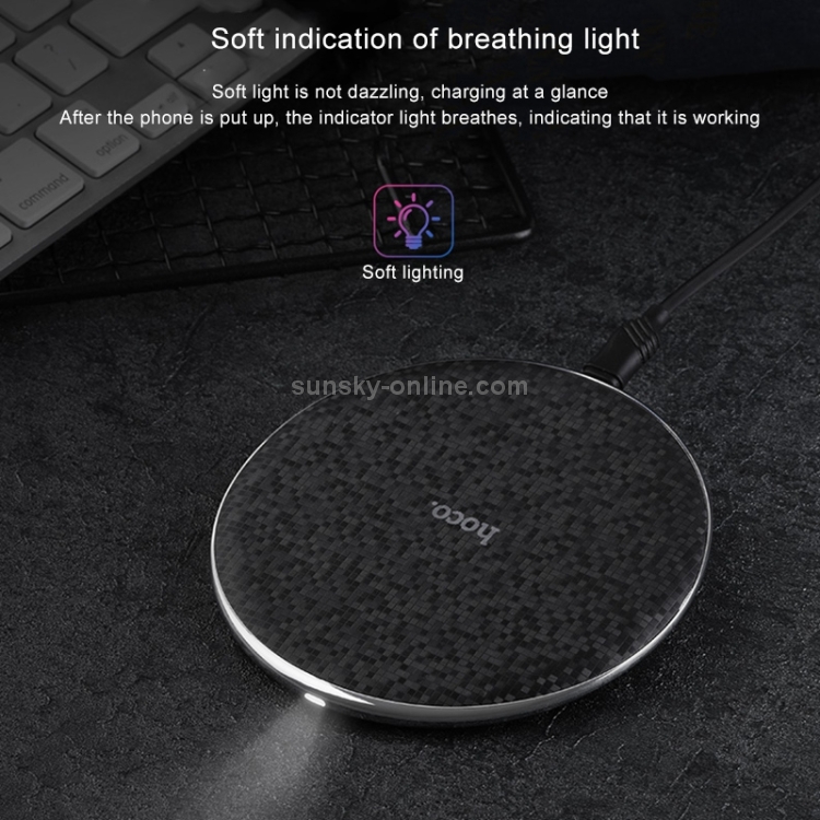 Hoco CW8 Portable DC 5V 2A Max 7.5mm Fast Charging Wireless Charger Pad Hoco CW8 Portable DC 5V 2A Max 7.5mm Fast Charging Wireless Charger Pad