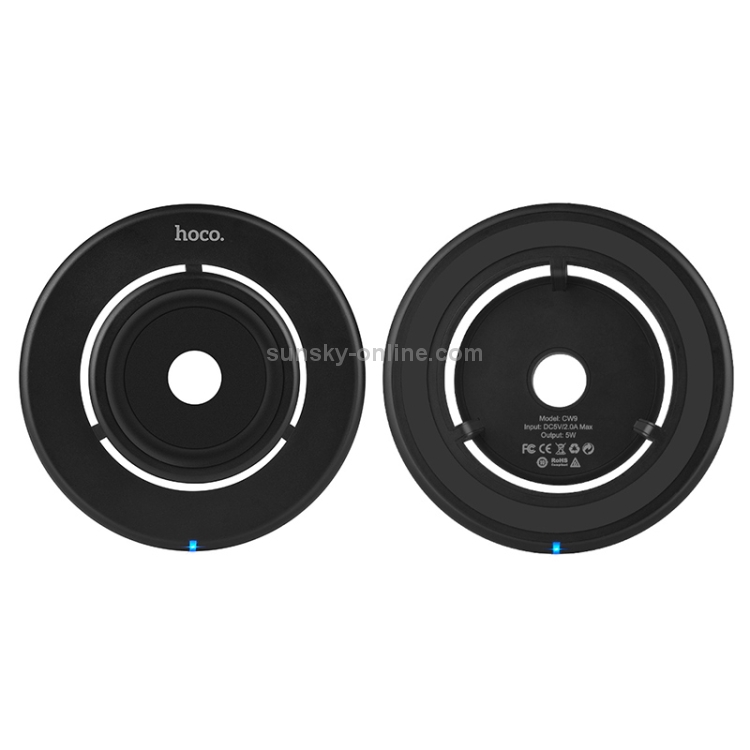 Hoco CW9 Portable DC 5V/2A Max Fast Charging Pad Wireless Charger Hoco CW9 Portable DC 5V/2A Max Fast Charging Pad Wireless Charger