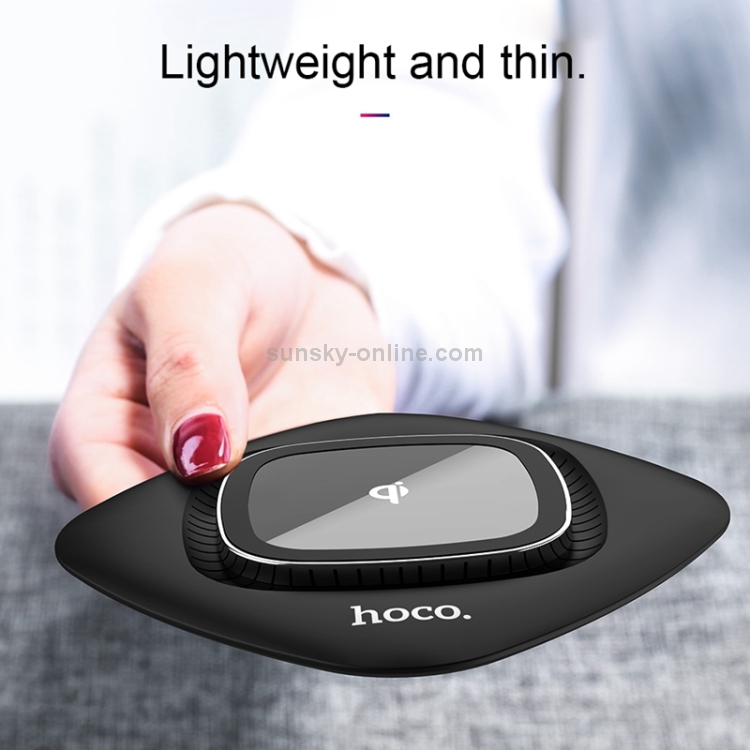 Hoco CW10 Portable 10W Fast Charging Qi Wireless Charger Pad with Indicator Light Hoco CW10 Portable 10W Fast Charging Qi Wireless Charger Pad with Indicator Light