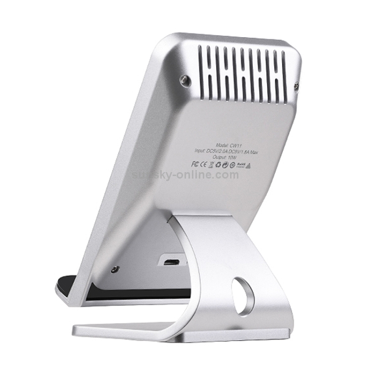 Hoco CW11 10W Fast Charging Wireless Charger Pad Aluminium Alloy Phone Holder Hoco CW11 10W Fast Charging Wireless Charger Pad Aluminium Alloy Phone Holder