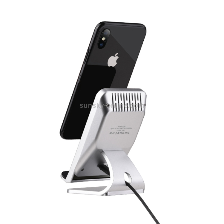 Hoco CW11 10W Fast Charging Wireless Charger Pad Aluminium Alloy Phone Holder Hoco CW11 10W Fast Charging Wireless Charger Pad Aluminium Alloy Phone Holder