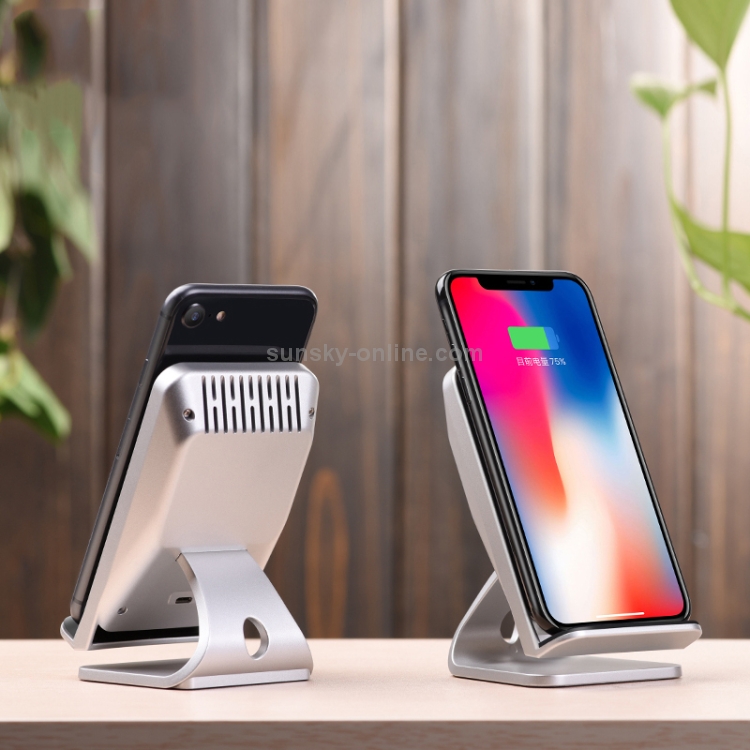 Hoco CW11 10W Fast Charging Wireless Charger Pad Aluminium Alloy Phone Holder Hoco CW11 10W Fast Charging Wireless Charger Pad Aluminium Alloy Phone Holder