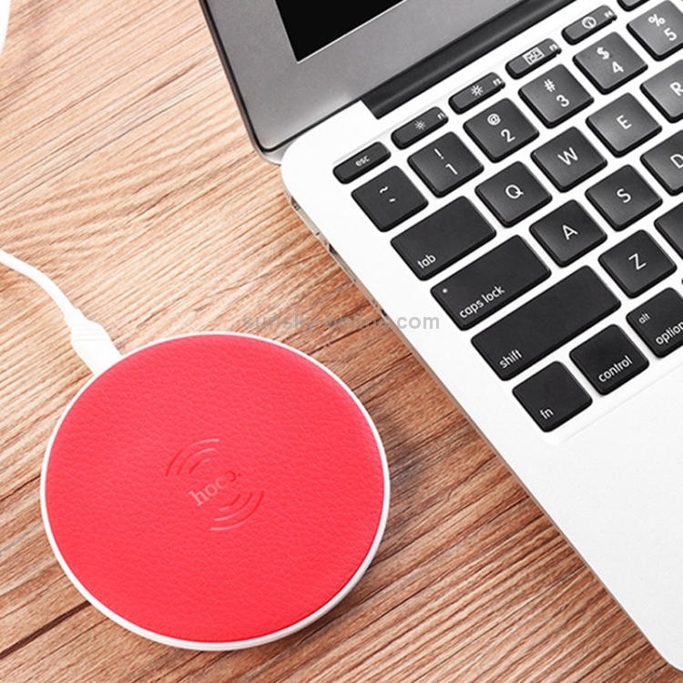 Hoco CW14 Round DC 5V/2A Max Fast Charging Wireless Charger Pad with Indicator Light Hoco CW14 Round DC 5V/2A Max Fast Charging Wireless Charger Pad with Indicator Light