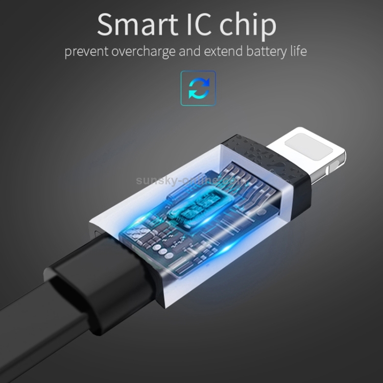 Hoco U34 TPE 2.4A USB to 8 Pin Data Sync Charging Cable, Cable Length: 1.2m Hoco U34 TPE 2.4A USB to 8 Pin Data Sync Charging Cable, Cable Length: 1.2m