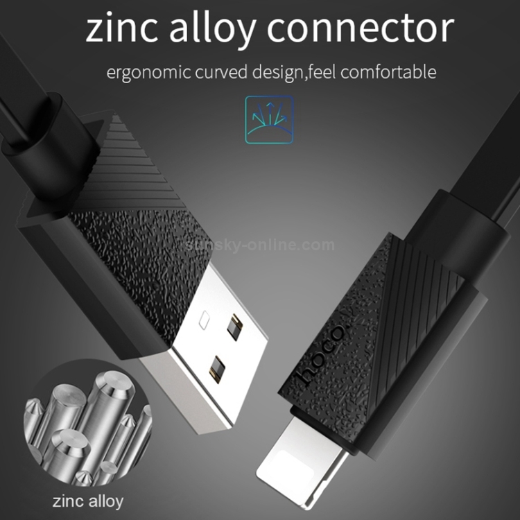 Hoco U34 TPE 2.4A USB to 8 Pin Data Sync Charging Cable, Cable Length: 1.2m Hoco U34 TPE 2.4A USB to 8 Pin Data Sync Charging Cable, Cable Length: 1.2m