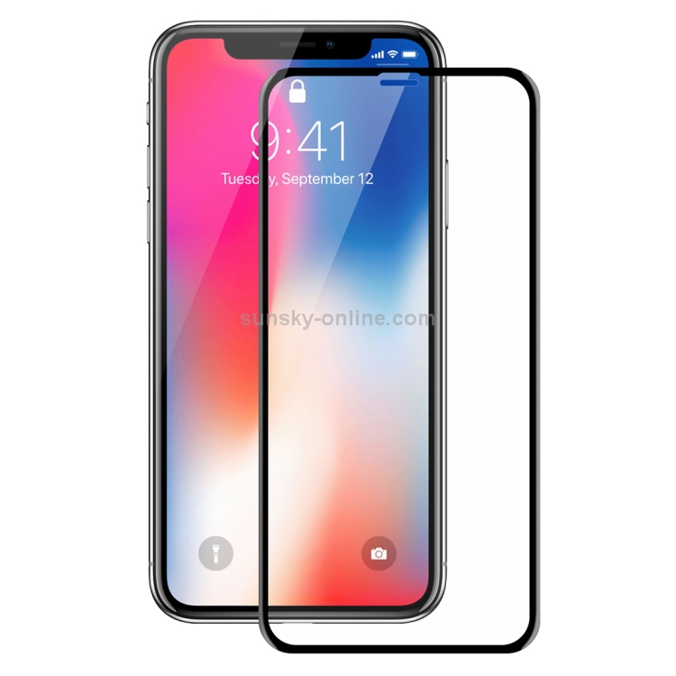 For iPhone X ENKAY Hat-Prince 0.26mm 9H Surface Hardness 6D Curved Edge Full Screen Tempered Glass Film(Black) For iPhone X ENKAY Hat-Prince 0.26mm 9H Surface Hardness 6D Curved Edge Full Screen Tempered Glass Film(Black)