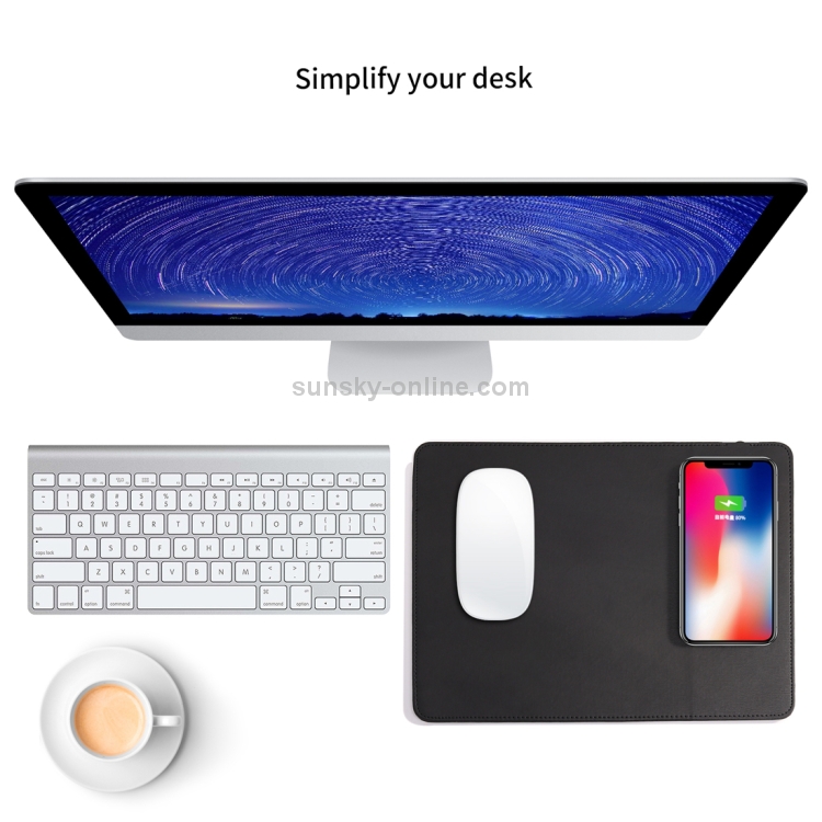 POFAN M-04 5V-1.5A PU Mobile Phone Qi Wireless Charger Charging Mouse Pad Mat POFAN M-04 5V-1.5A PU Mobile Phone Qi Wireless Charger Charging Mouse Pad Mat