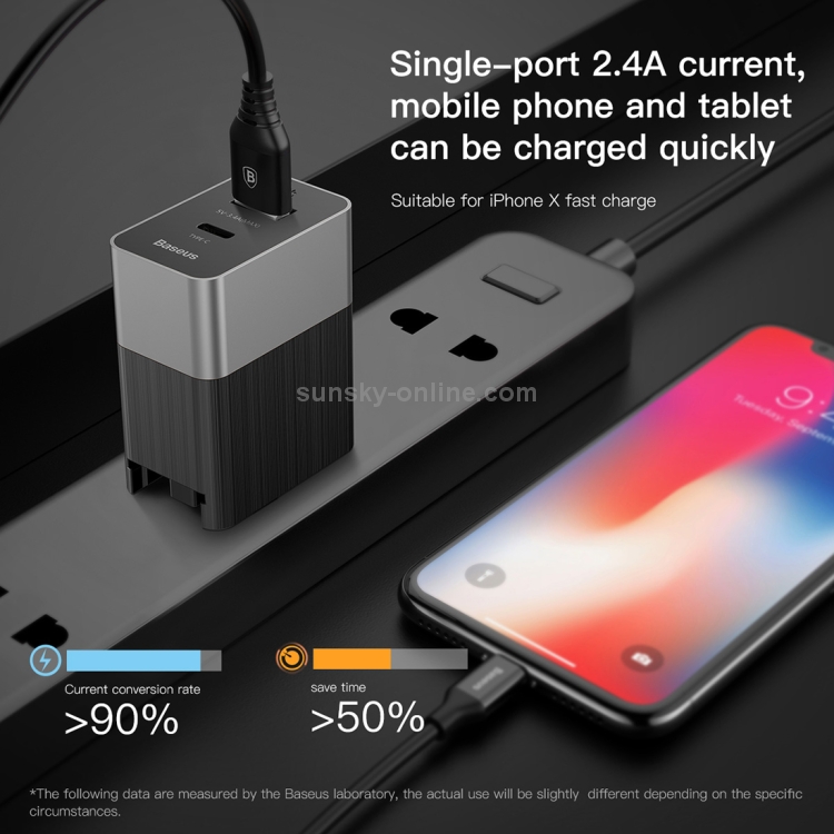 Baseus Duke 15W 5V 3.4A (Max) 2 Ports Universal Travel Charger Baseus Duke 15W 5V 3.4A (Max) 2 Ports Universal Travel Charger