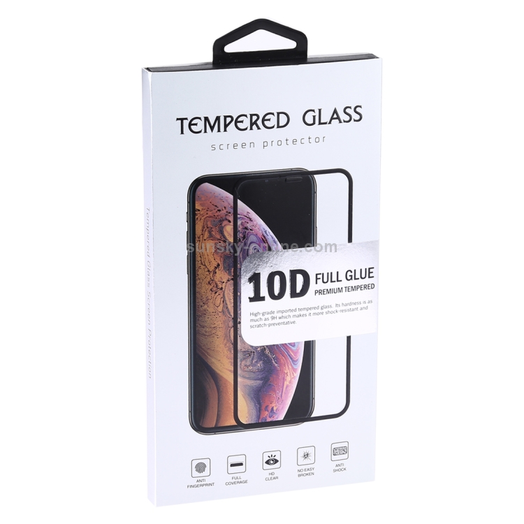 For iPhone X / XS 2pcs 9H 2.5D Full Glue Silk Print Full Screen Tempered Glass Film For iPhone X / XS 2pcs 9H 2.5D Full Glue Silk Print Full Screen Tempered Glass Film