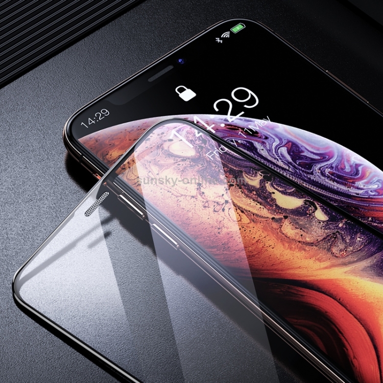 For iPhone X / XS Benks V PRO 0.3mm Tempered Glass + Metal Dust Screen