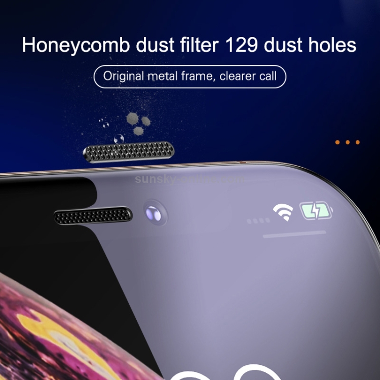 For iPhone X / XS Benks V PRO 0.3mm Tempered Glass + Metal Dust Screen