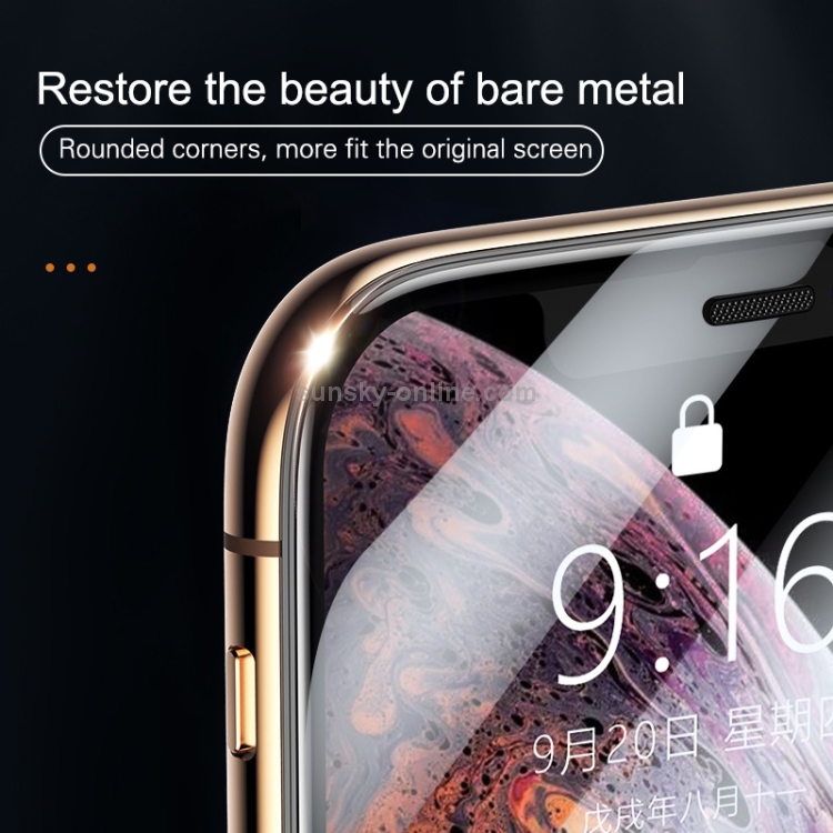 For iPhone X / XS Benks V PRO 0.3mm Tempered Glass + Metal Dust Screen