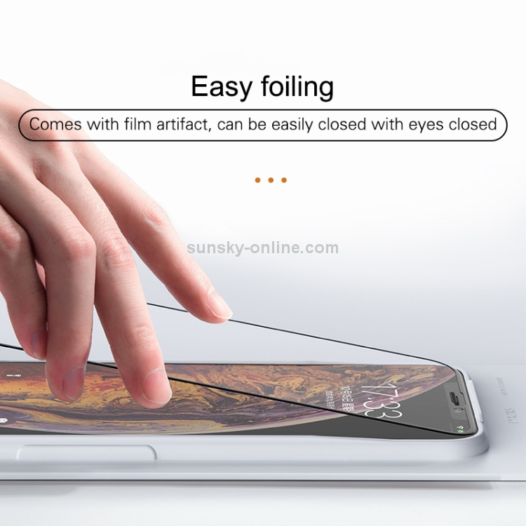 For iPhone X / XS Benks V PRO 0.3mm Tempered Glass + Metal Dust Screen
